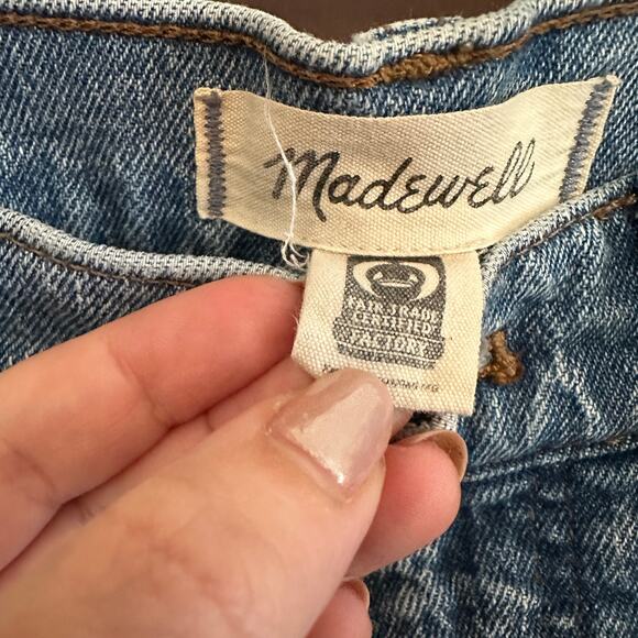 MADEWELL | The Perfect Vintage Jean Raw Hem Medium Earlside wash Jean | Size 25 - Picture 4 of 9